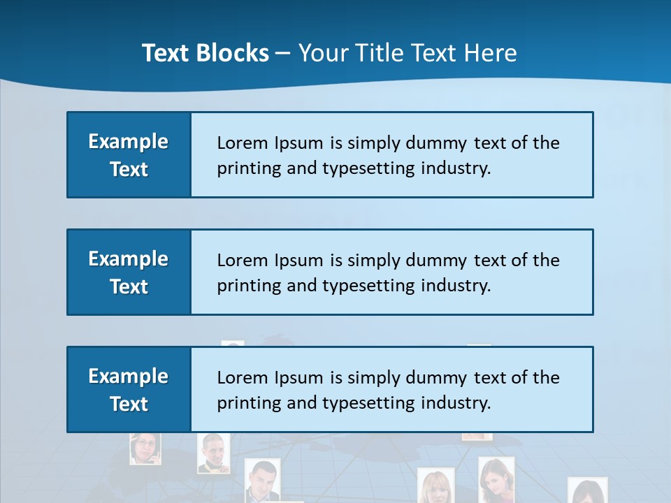 Online Support Diagram PowerPoint Template