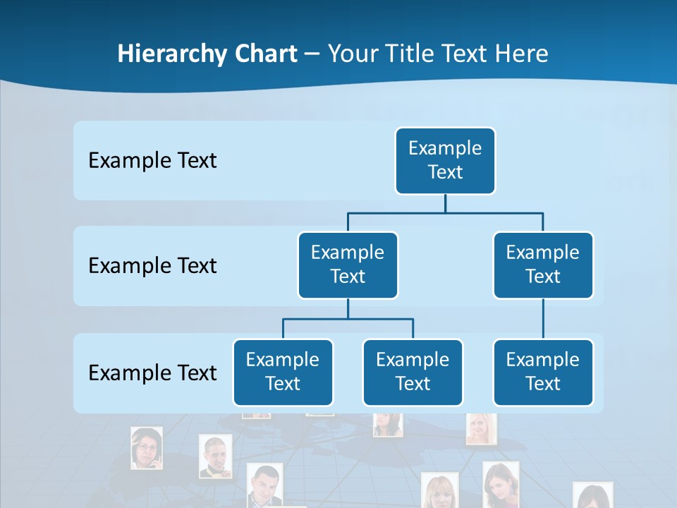 Online Support Diagram PowerPoint Template