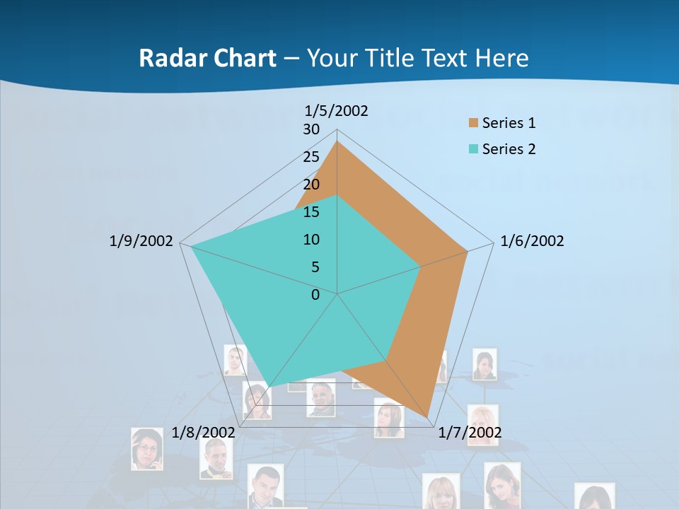 Online Support Diagram PowerPoint Template