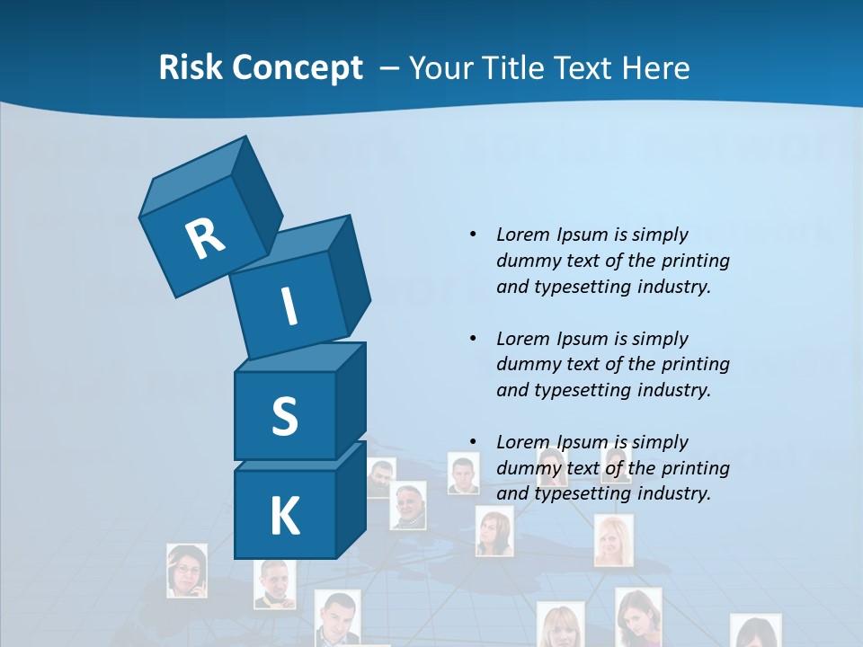 Online Support Diagram PowerPoint Template