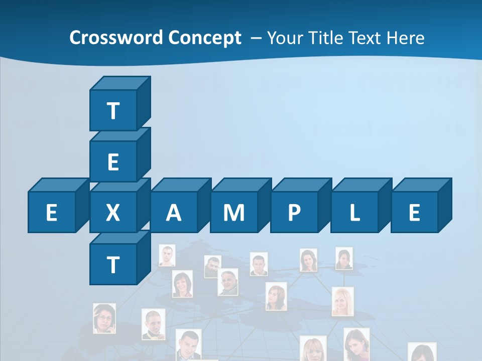 Online Support Diagram PowerPoint Template