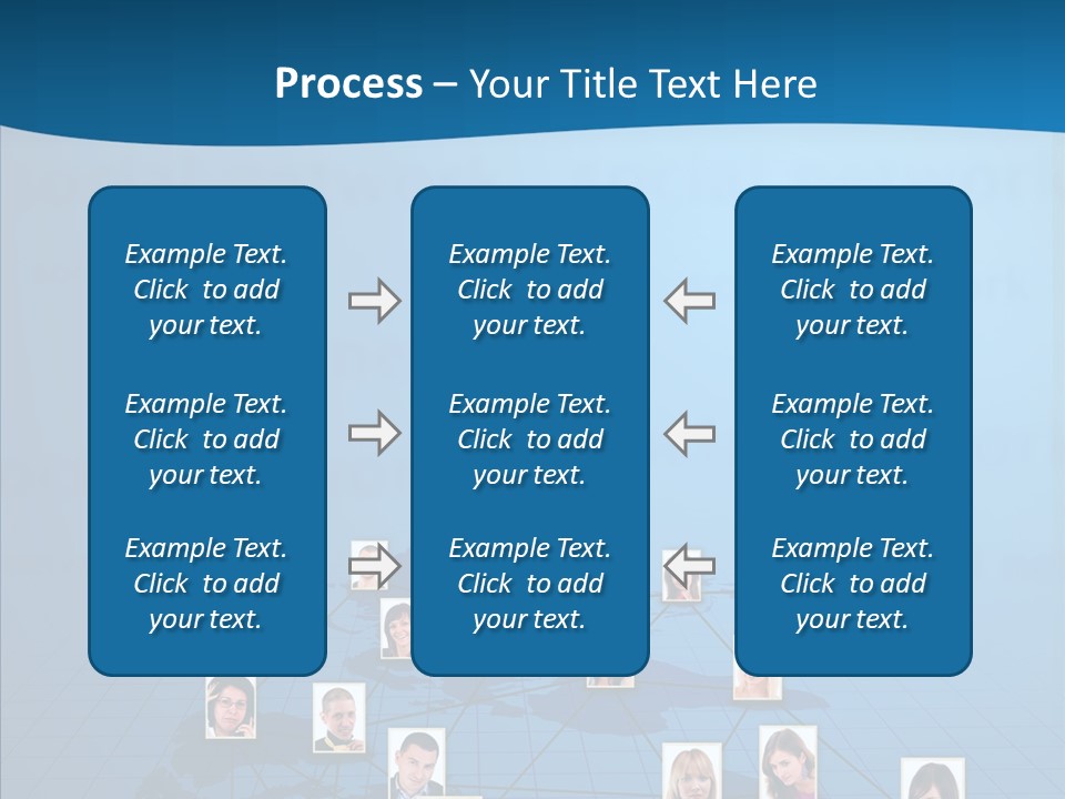 Online Support Diagram PowerPoint Template
