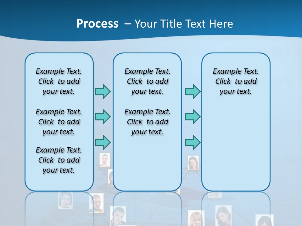 Online Support Diagram PowerPoint Template