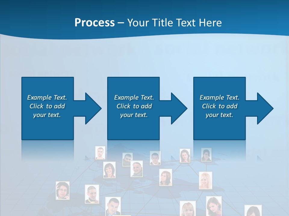 Online Support Diagram PowerPoint Template