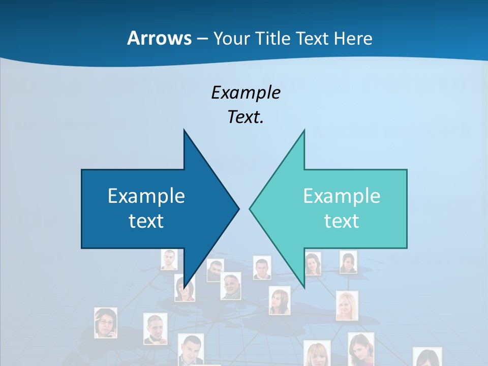 Online Support Diagram PowerPoint Template