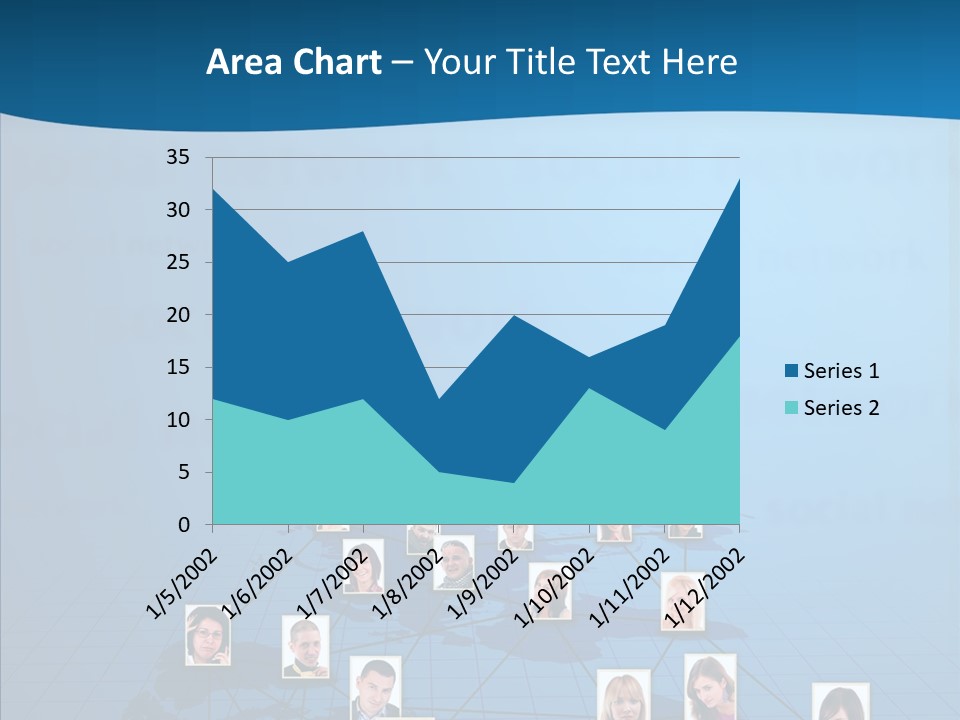 Online Support Diagram PowerPoint Template