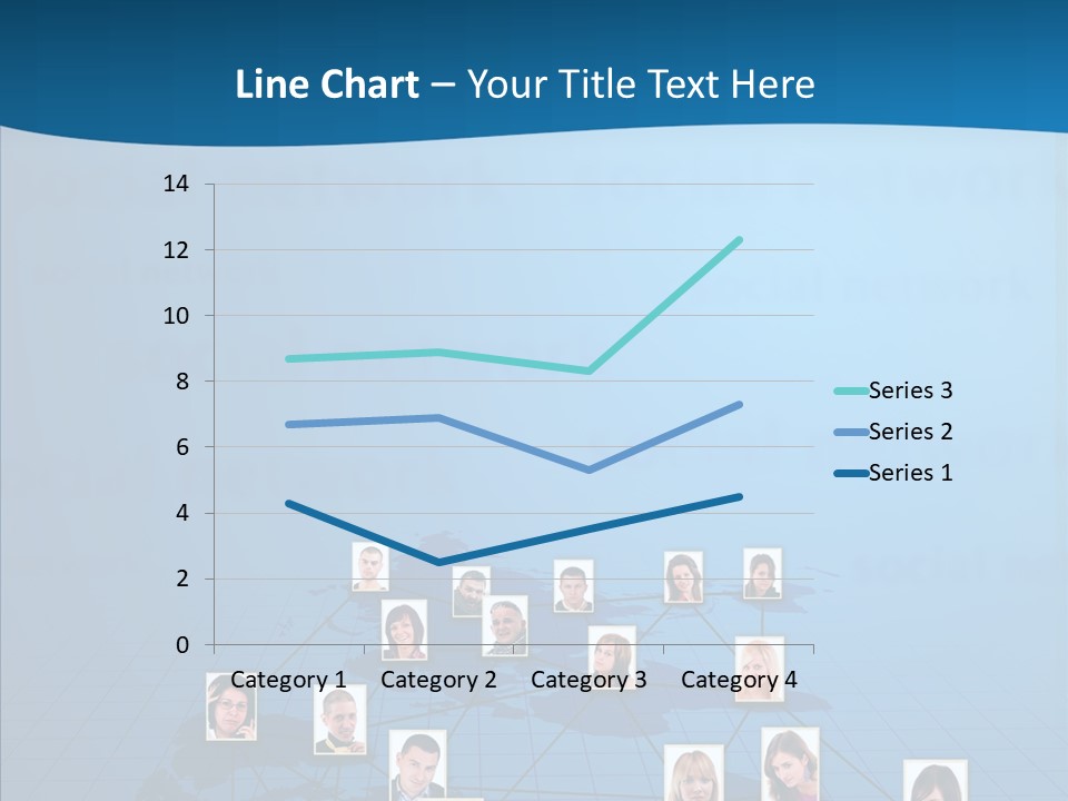 Online Support Diagram PowerPoint Template