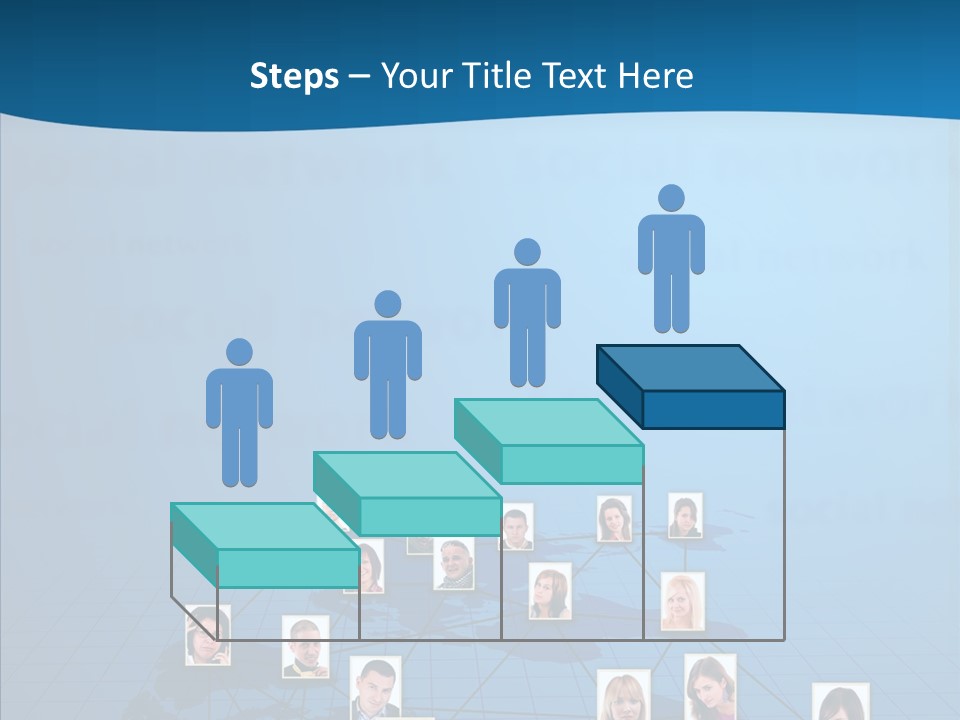 Online Support Diagram PowerPoint Template