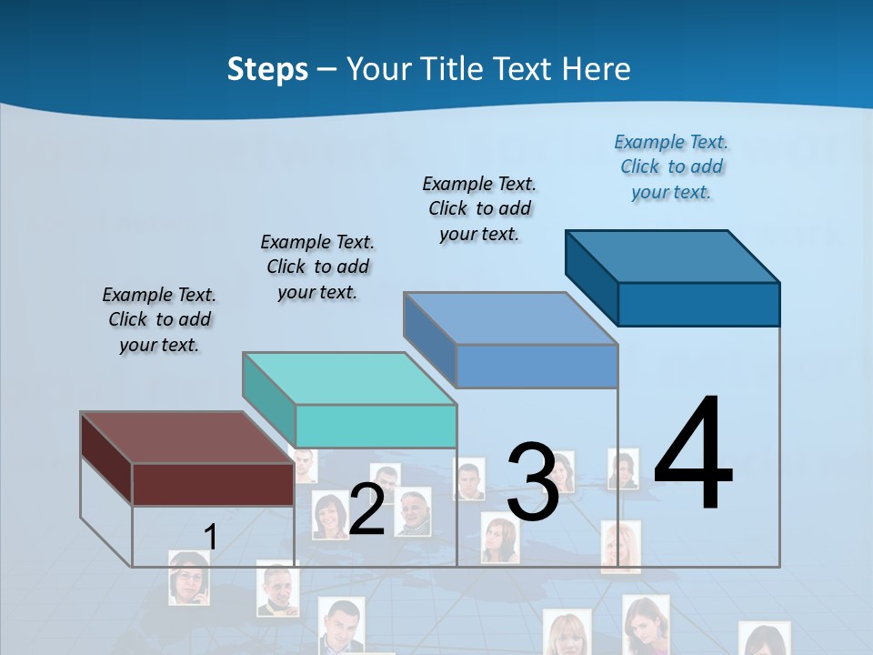 Online Support Diagram PowerPoint Template