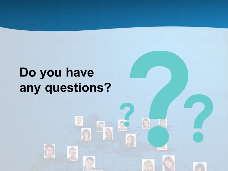 Online Support Diagram PowerPoint Template