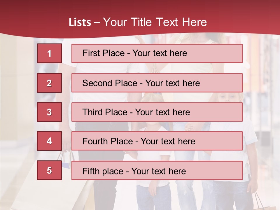 Leisure Gift Sales PowerPoint Template