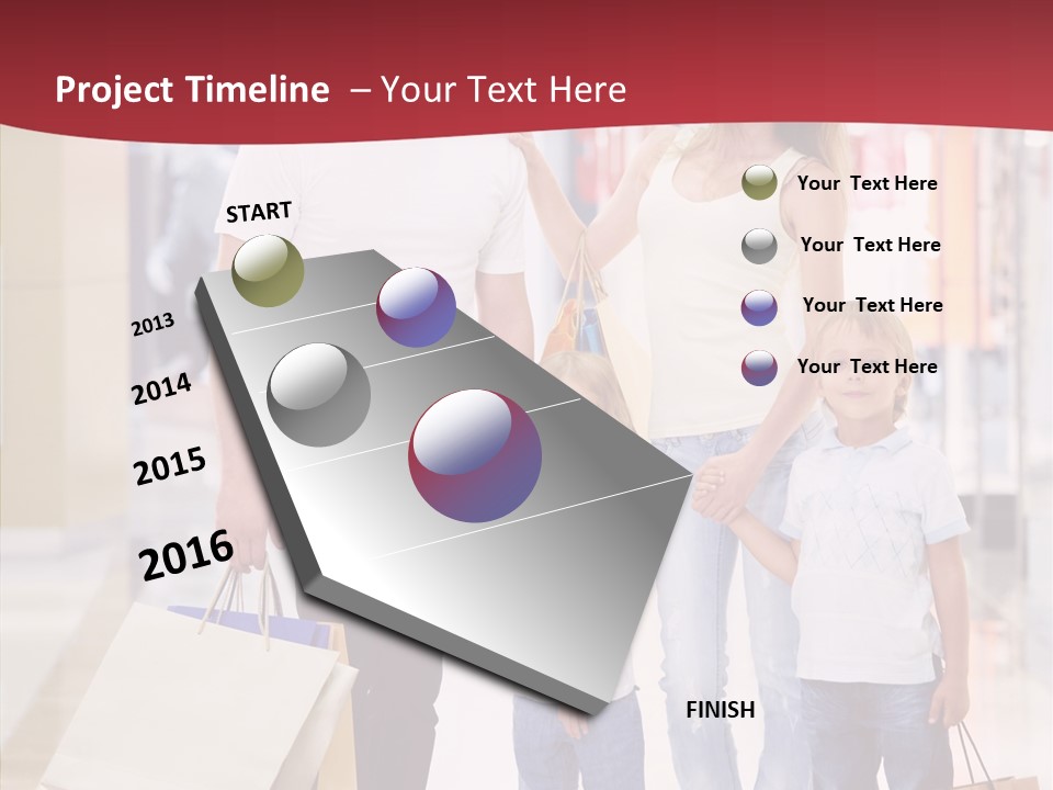Leisure Gift Sales PowerPoint Template