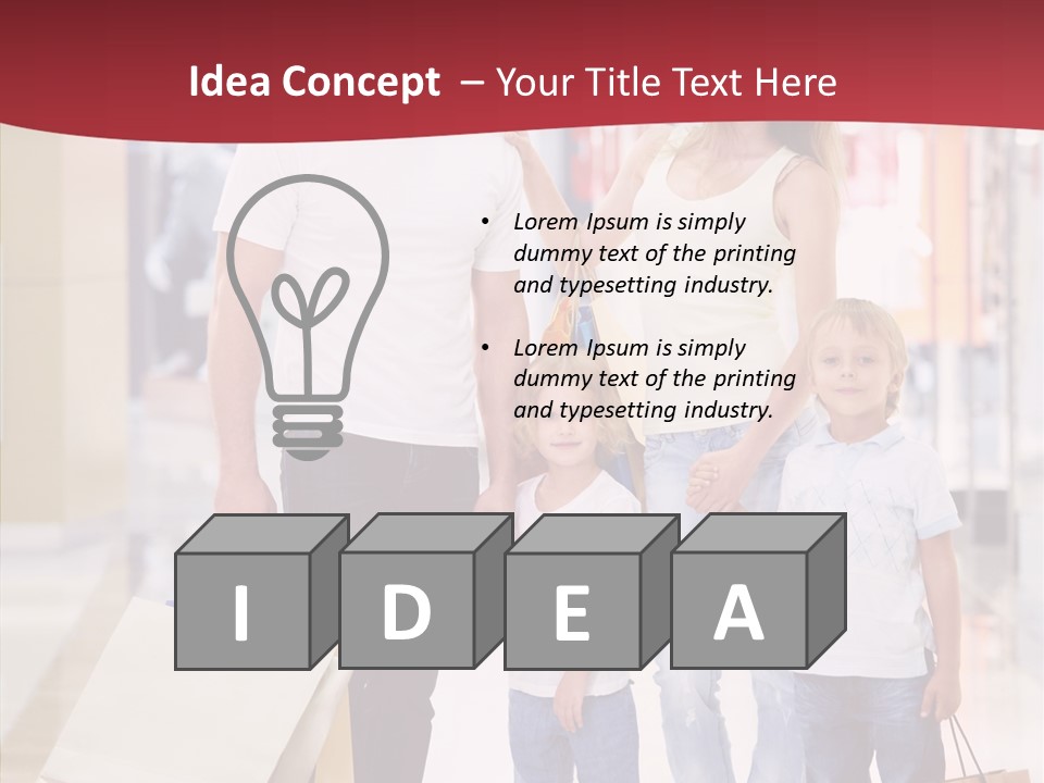 Leisure Gift Sales PowerPoint Template