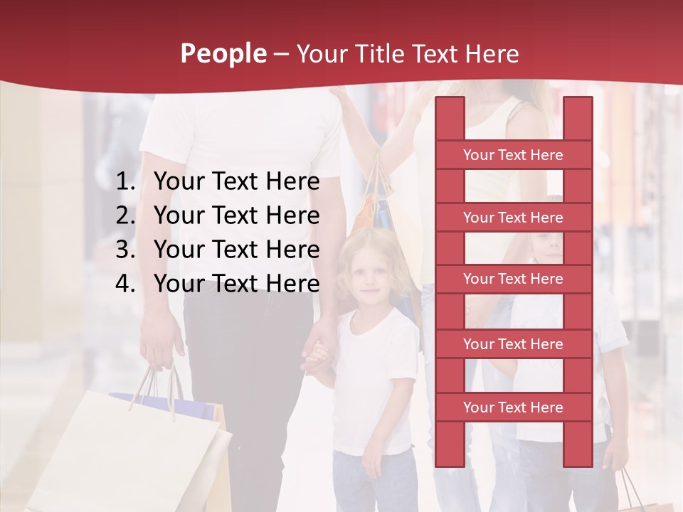 Leisure Gift Sales PowerPoint Template