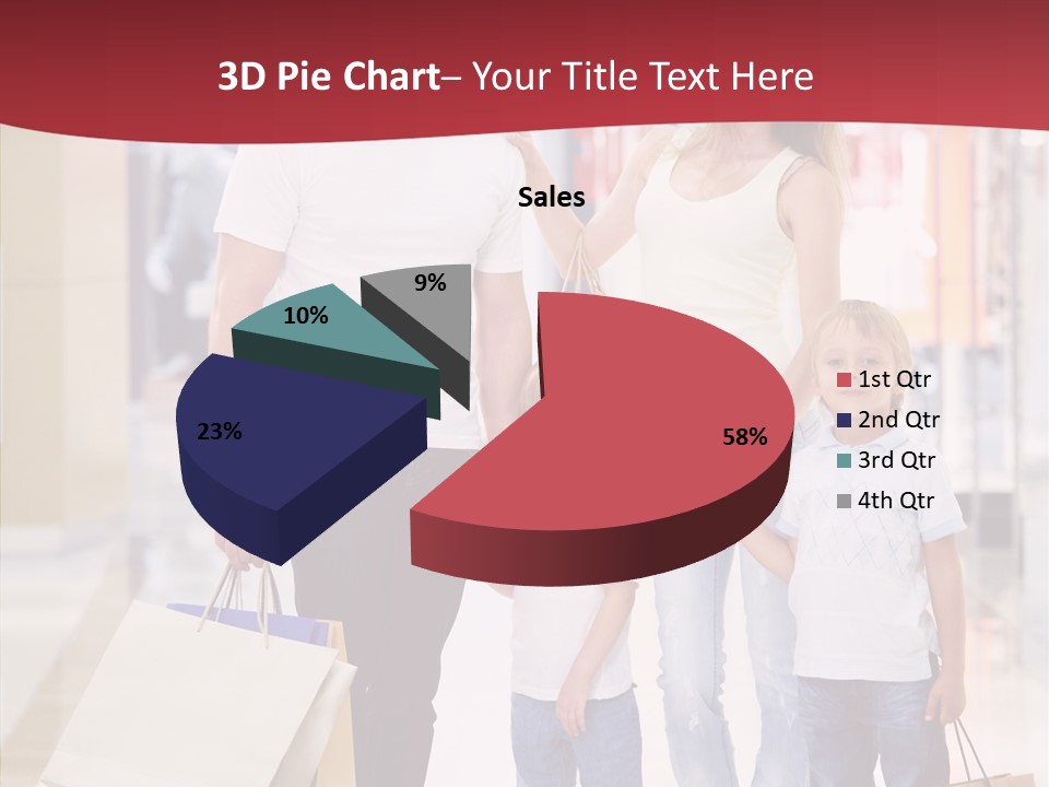 Leisure Gift Sales PowerPoint Template