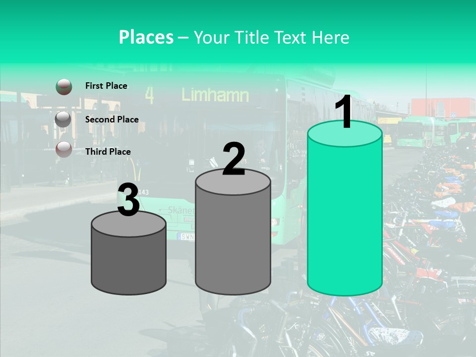 Transit Green Local PowerPoint Template