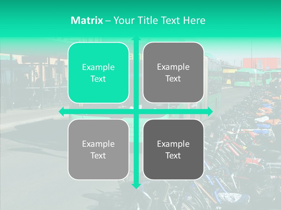 Transit Green Local PowerPoint Template