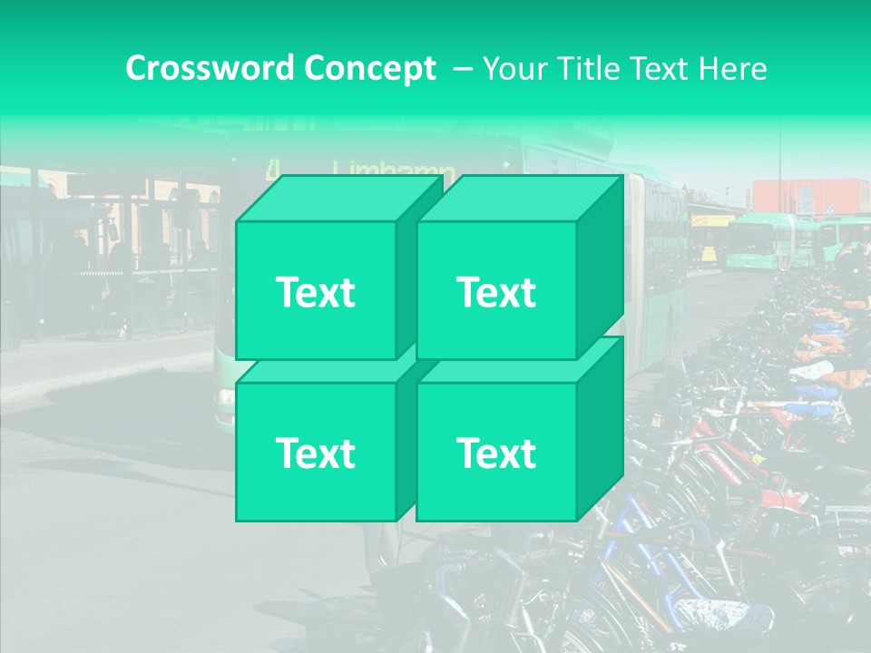 Transit Green Local PowerPoint Template