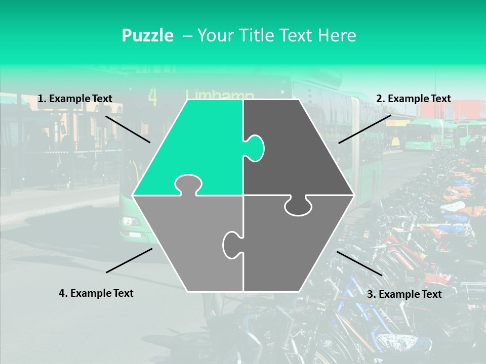Transit Green Local PowerPoint Template