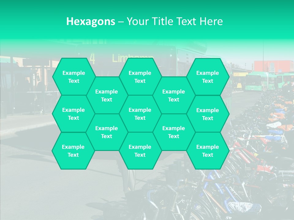 Transit Green Local PowerPoint Template