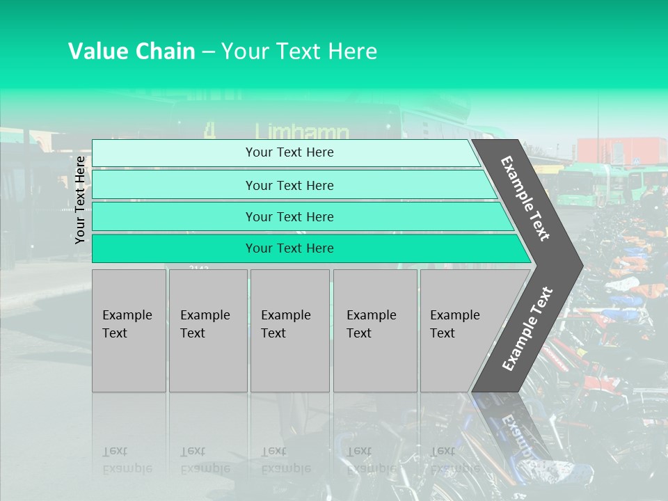 Transit Green Local PowerPoint Template