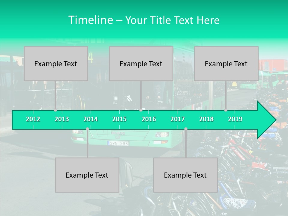 Transit Green Local PowerPoint Template