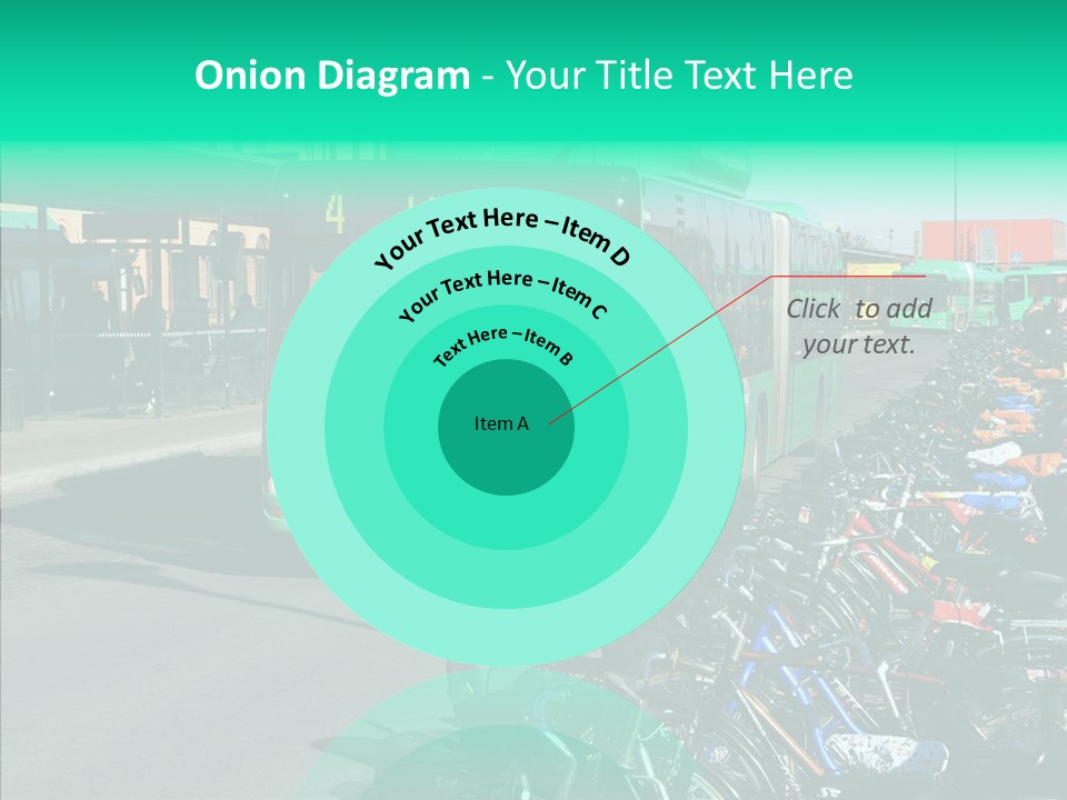 Transit Green Local PowerPoint Template