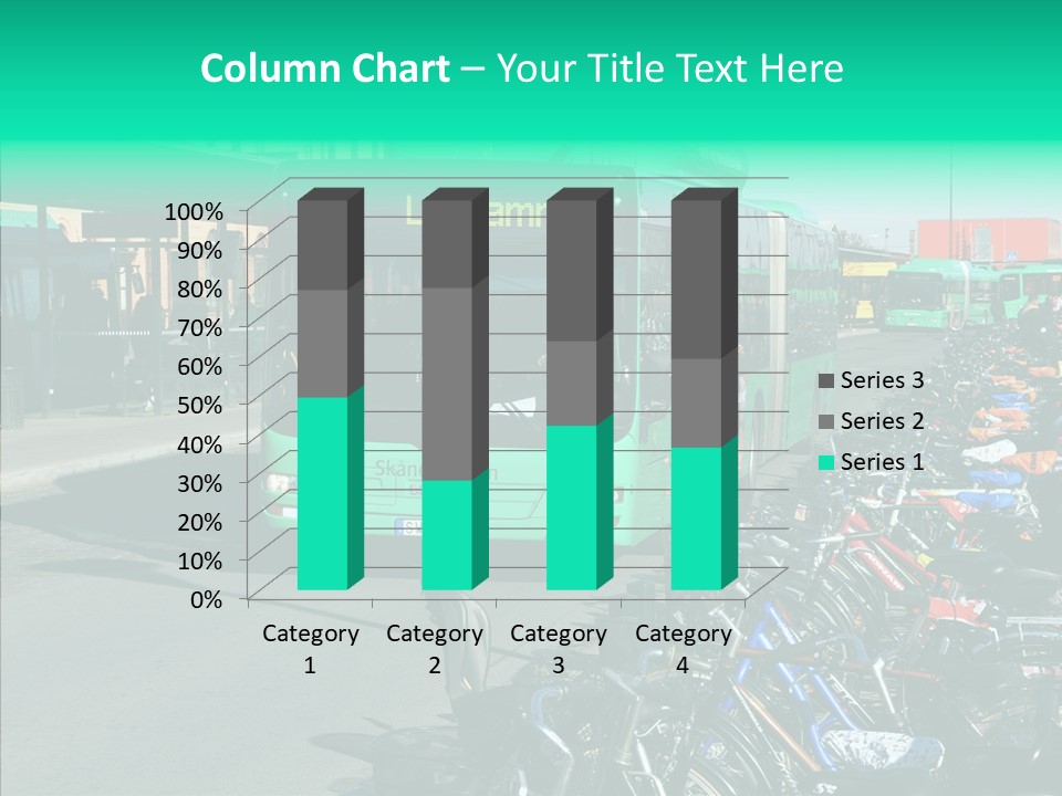 Transit Green Local PowerPoint Template