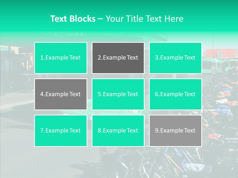 Transit Green Local PowerPoint Template