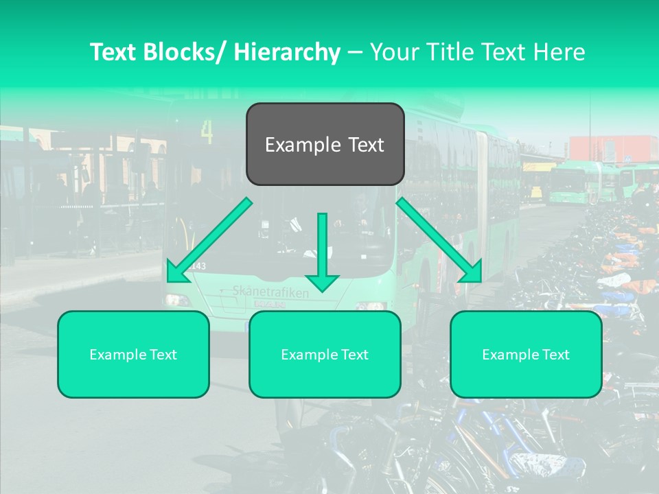 Transit Green Local PowerPoint Template