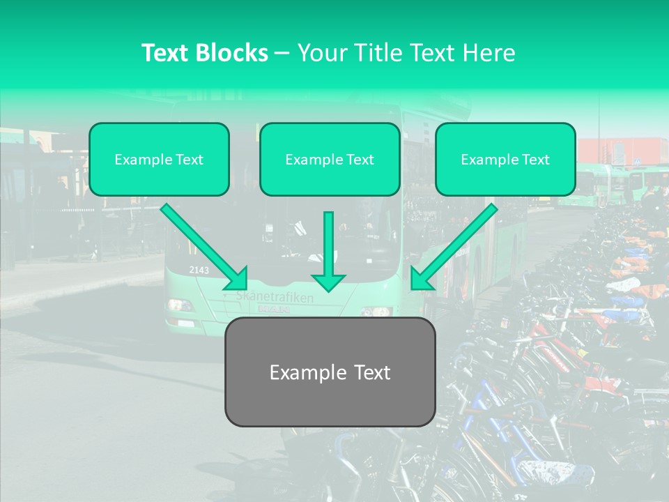 Transit Green Local PowerPoint Template