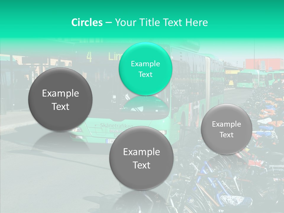 Transit Green Local PowerPoint Template
