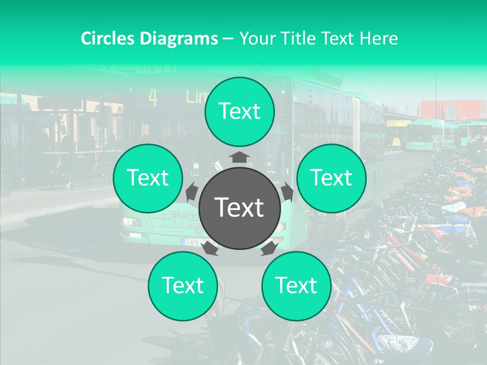 Transit Green Local PowerPoint Template