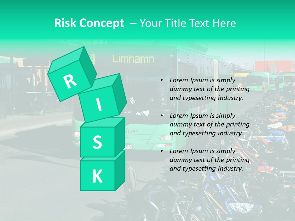 Transit Green Local PowerPoint Template