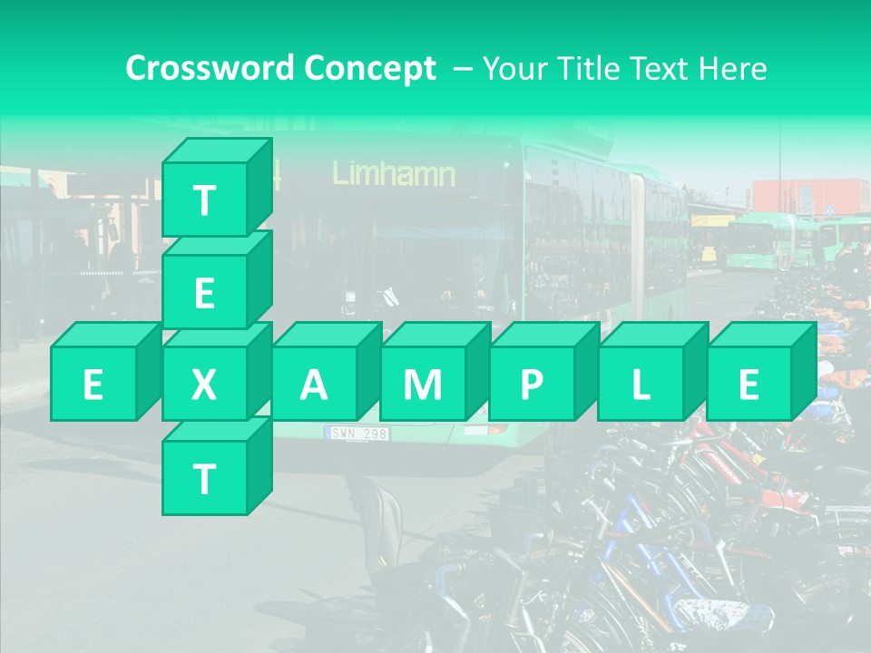 Transit Green Local PowerPoint Template