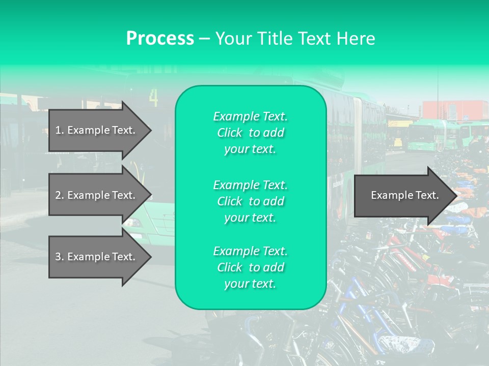 Transit Green Local PowerPoint Template