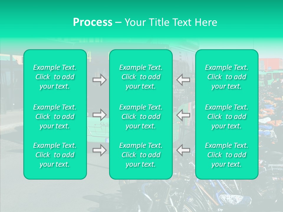 Transit Green Local PowerPoint Template