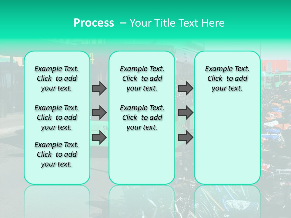 Transit Green Local PowerPoint Template