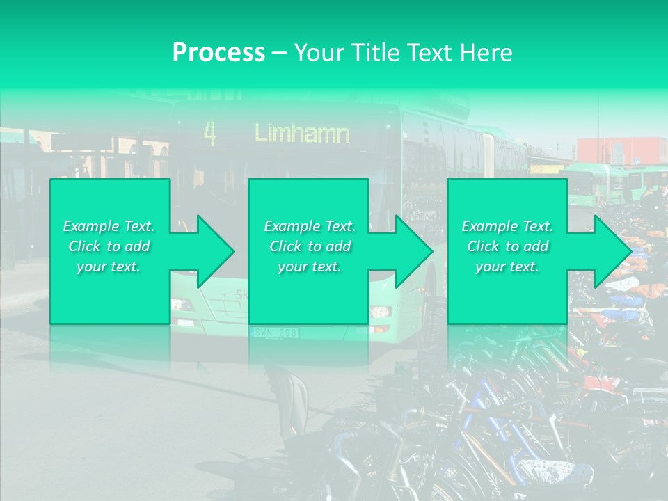 Transit Green Local PowerPoint Template