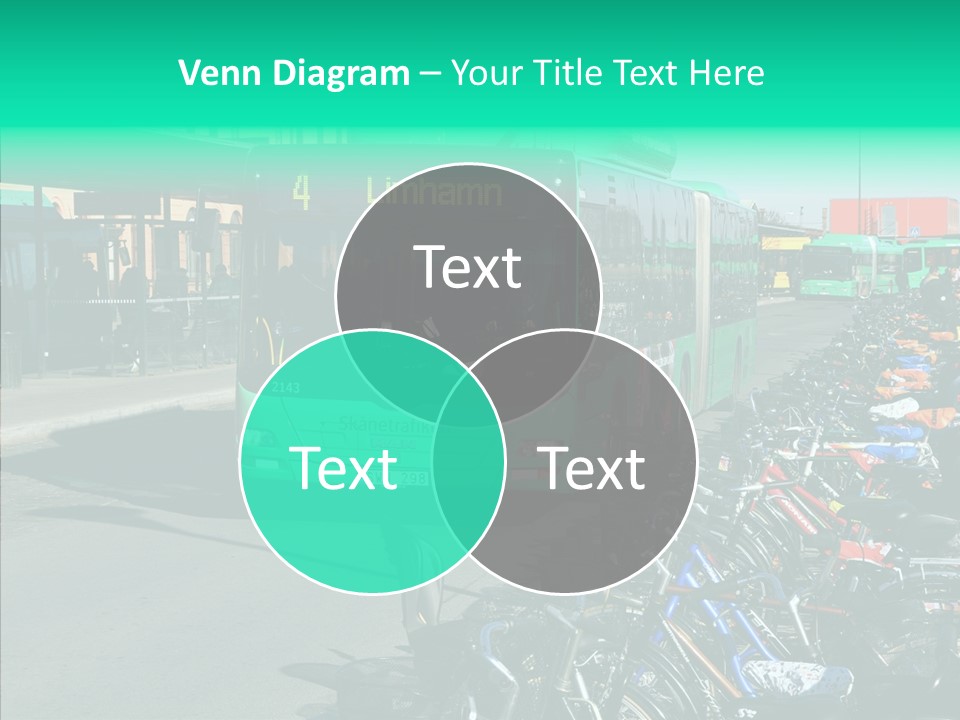 Transit Green Local PowerPoint Template