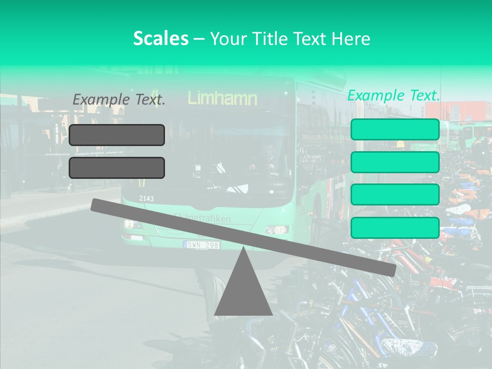 Transit Green Local PowerPoint Template