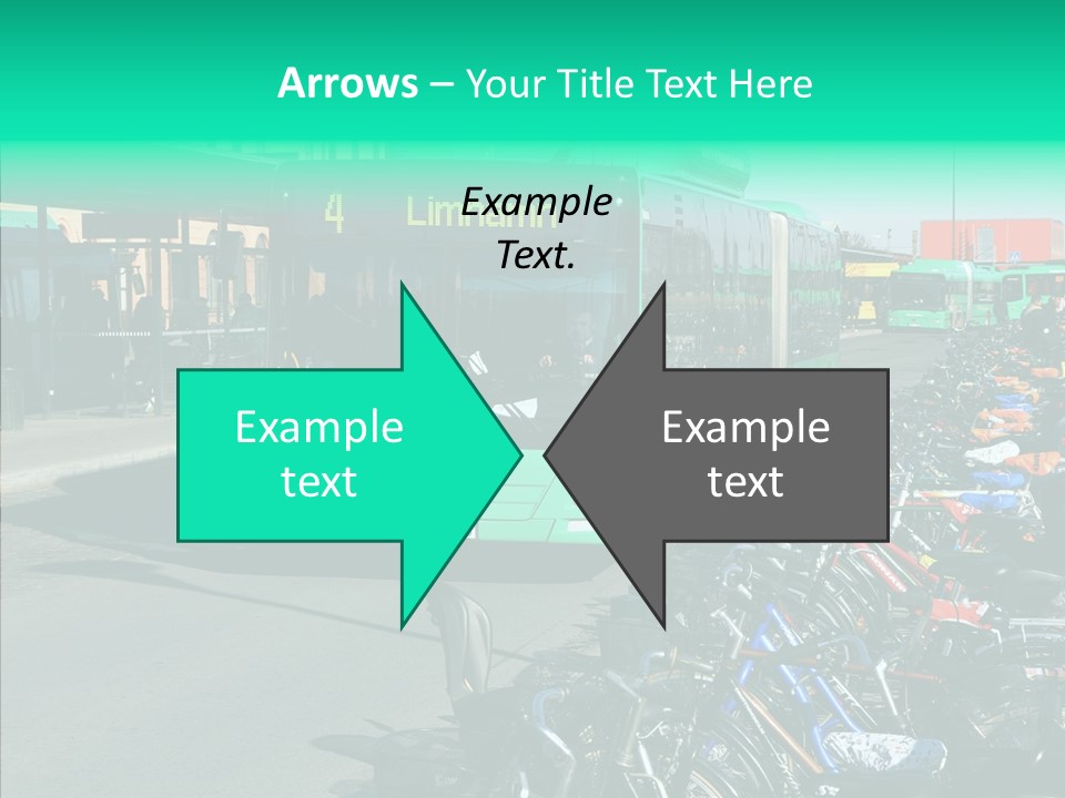 Transit Green Local PowerPoint Template