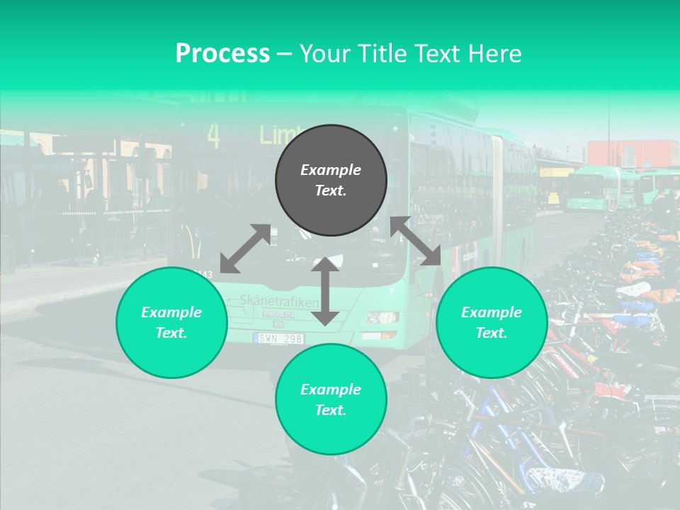 Transit Green Local PowerPoint Template