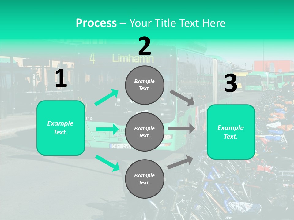 Transit Green Local PowerPoint Template