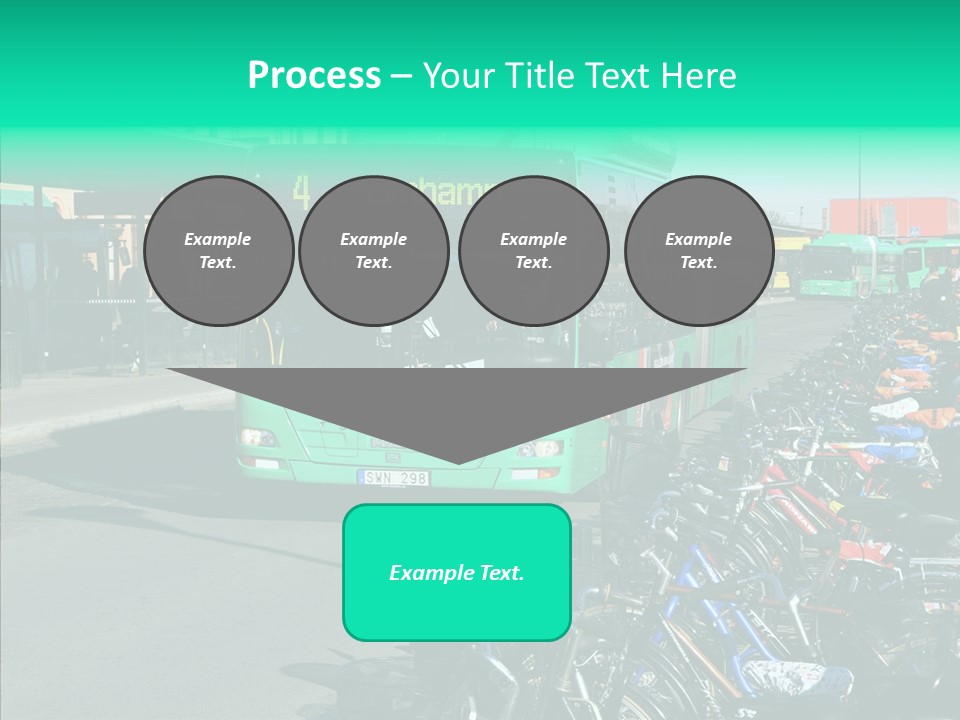 Transit Green Local PowerPoint Template