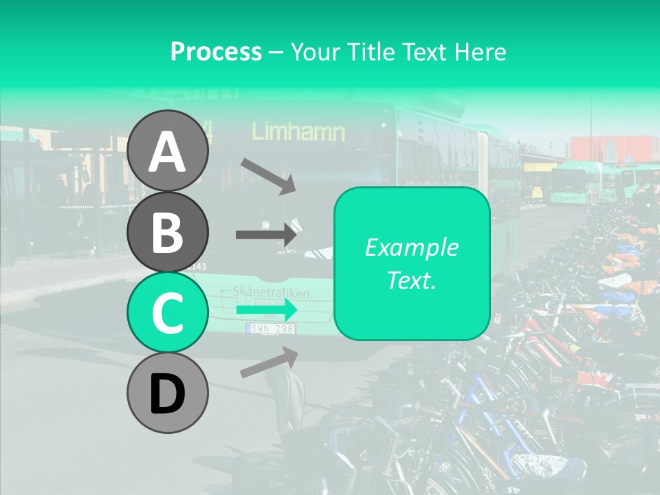 Transit Green Local PowerPoint Template