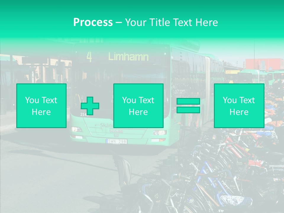 Transit Green Local PowerPoint Template