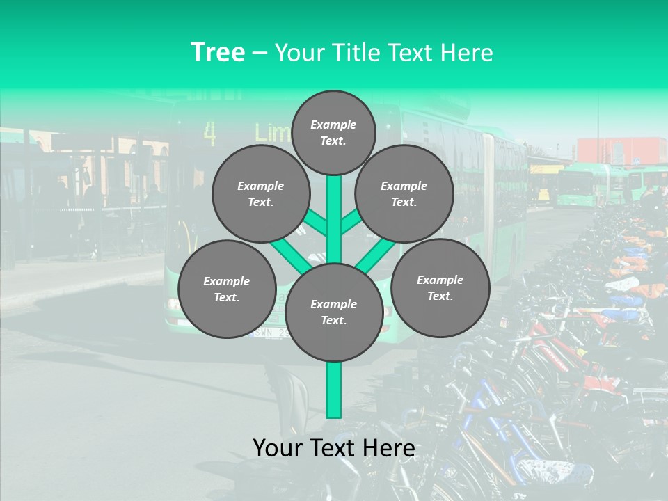 Transit Green Local PowerPoint Template