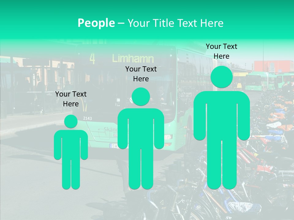 Transit Green Local PowerPoint Template