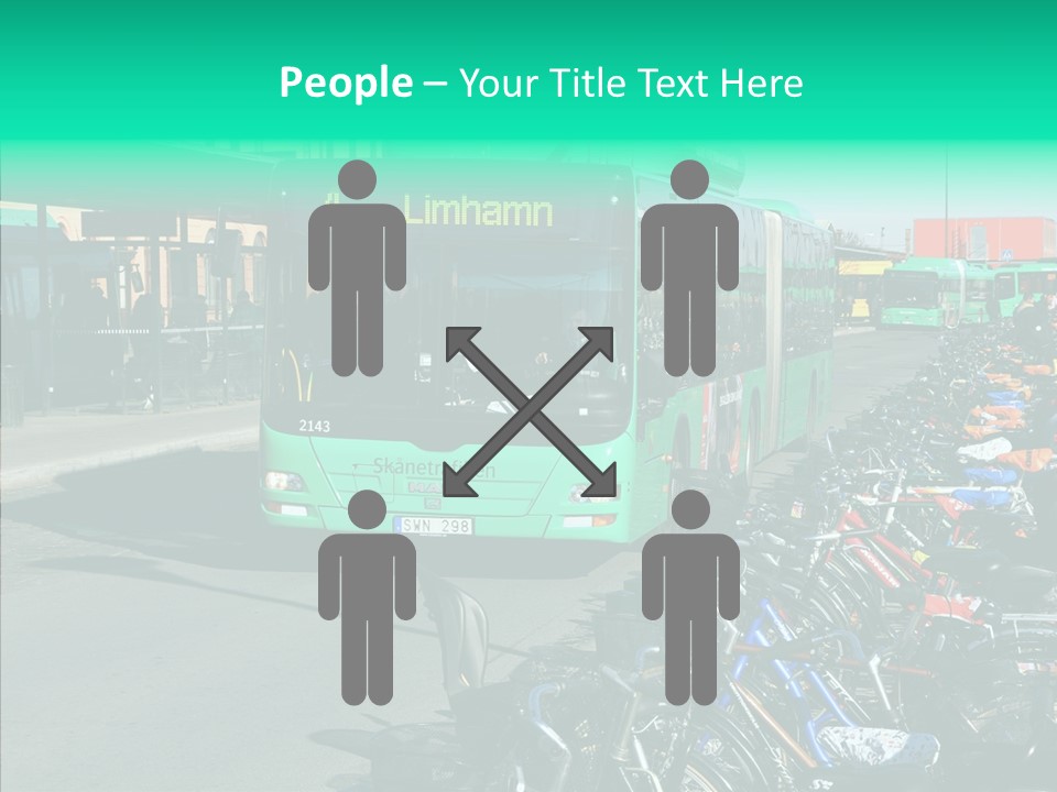 Transit Green Local PowerPoint Template